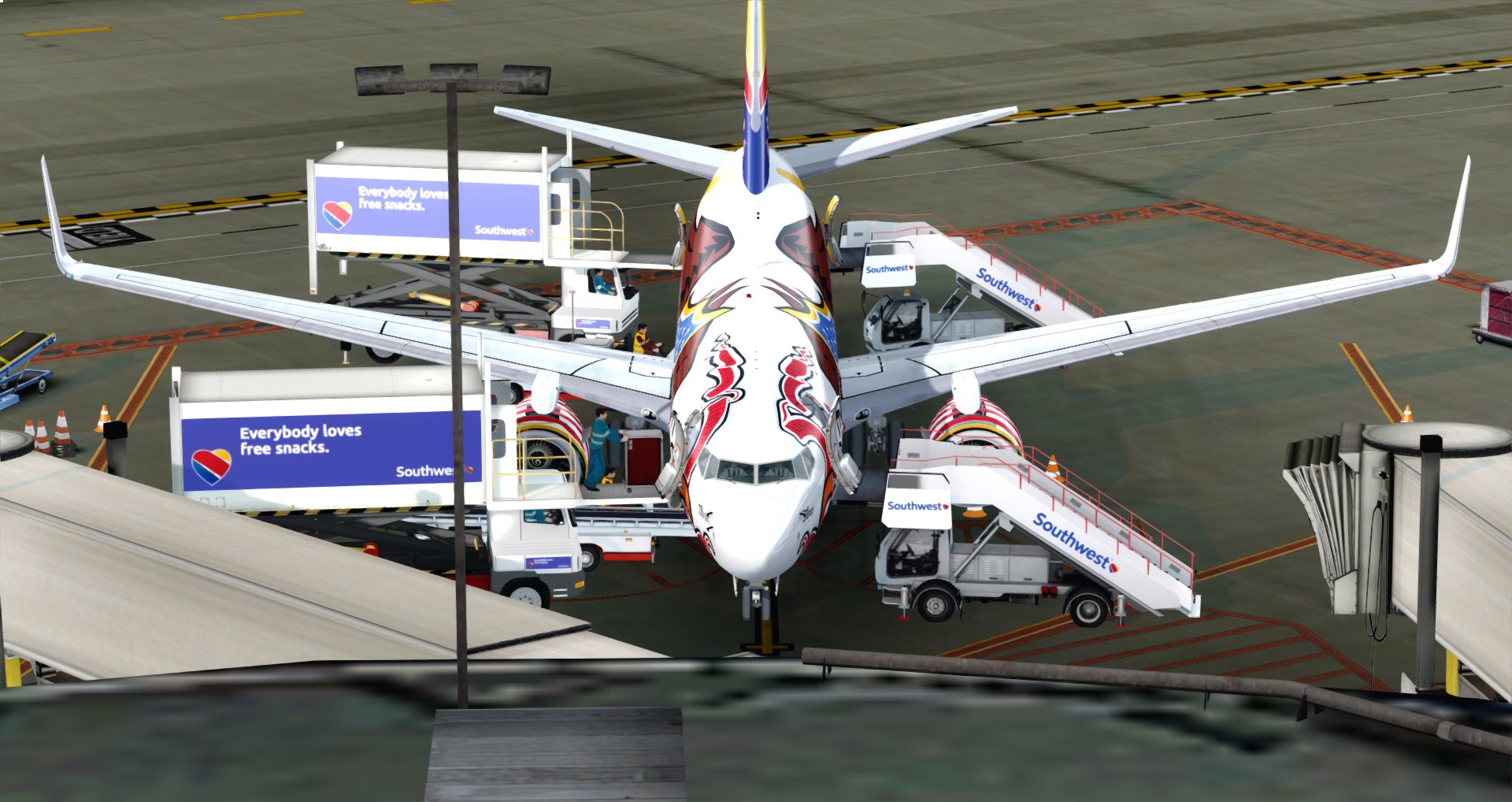 P3D V4 737 Southwest Airlines KSAN-KATL-4044 