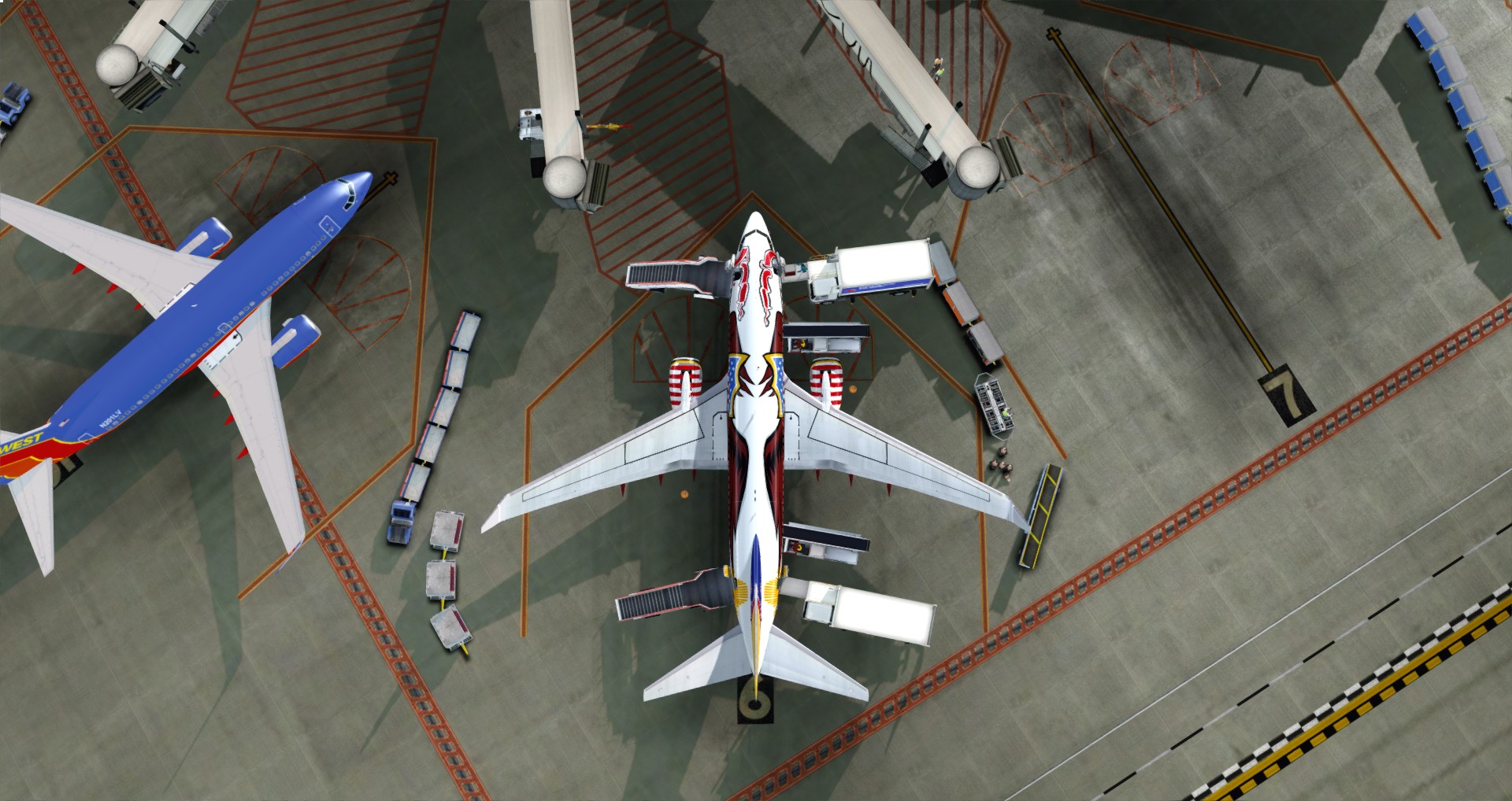 P3D V4 737 Southwest Airlines KSAN-KATL-9728 