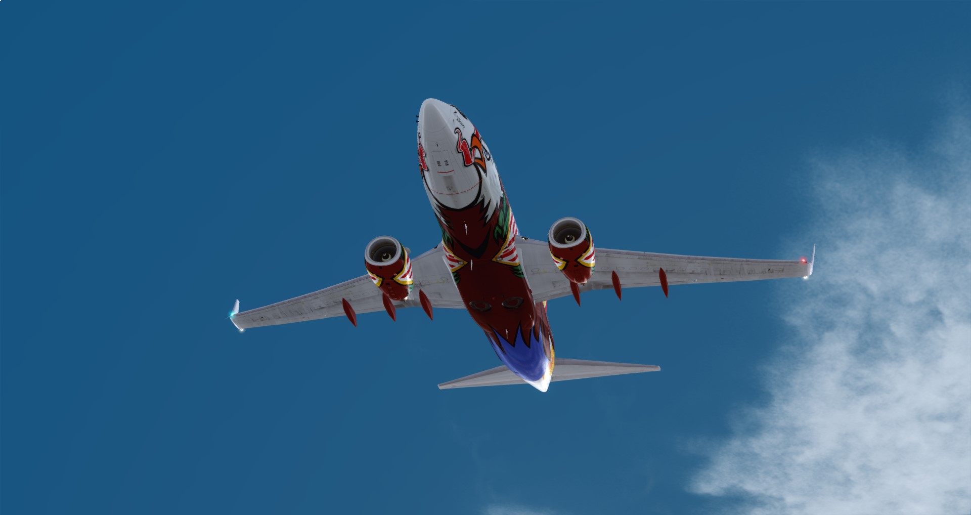 P3D V4 737 Southwest Airlines KSAN-KATL-9588 