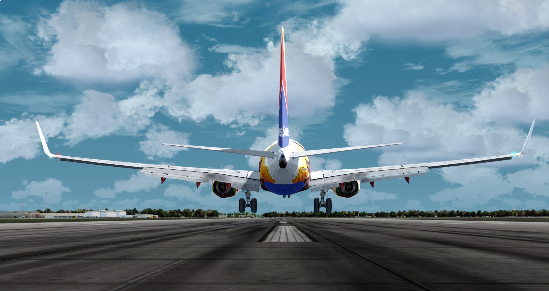 P3D V4 737 Southwest Airlines KSAN-KATL-1834 