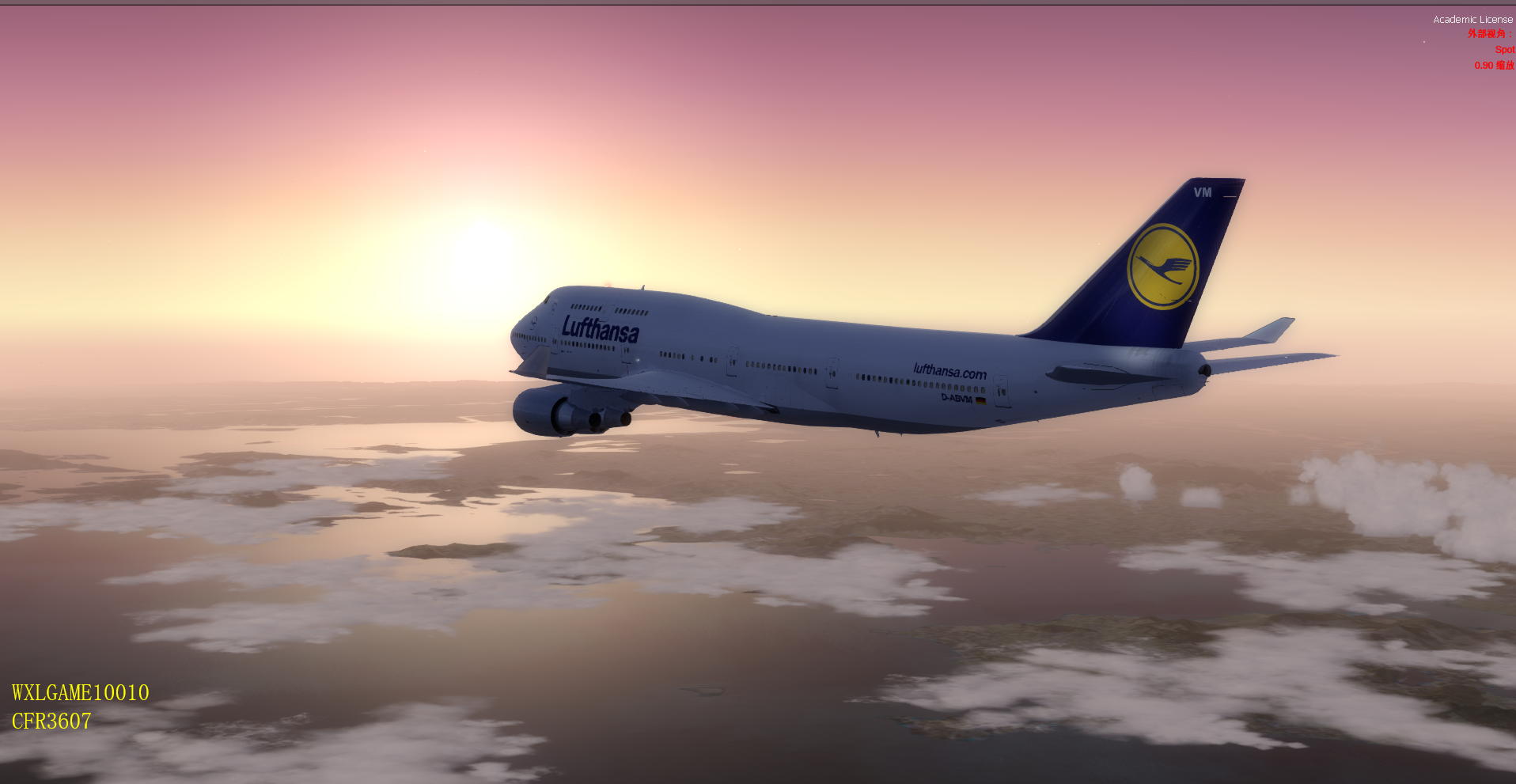 RCTP-ZJHK汉莎747-400-4405 