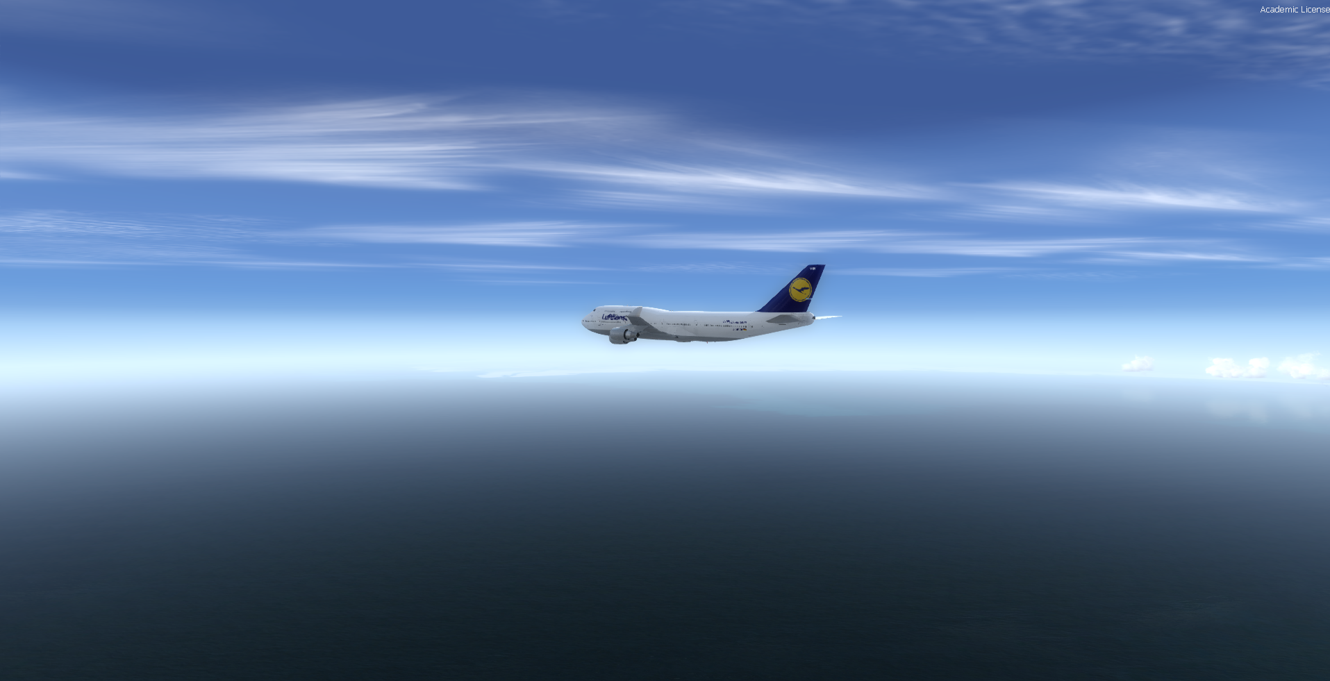 P3D Lufthansa 747-400-9855 