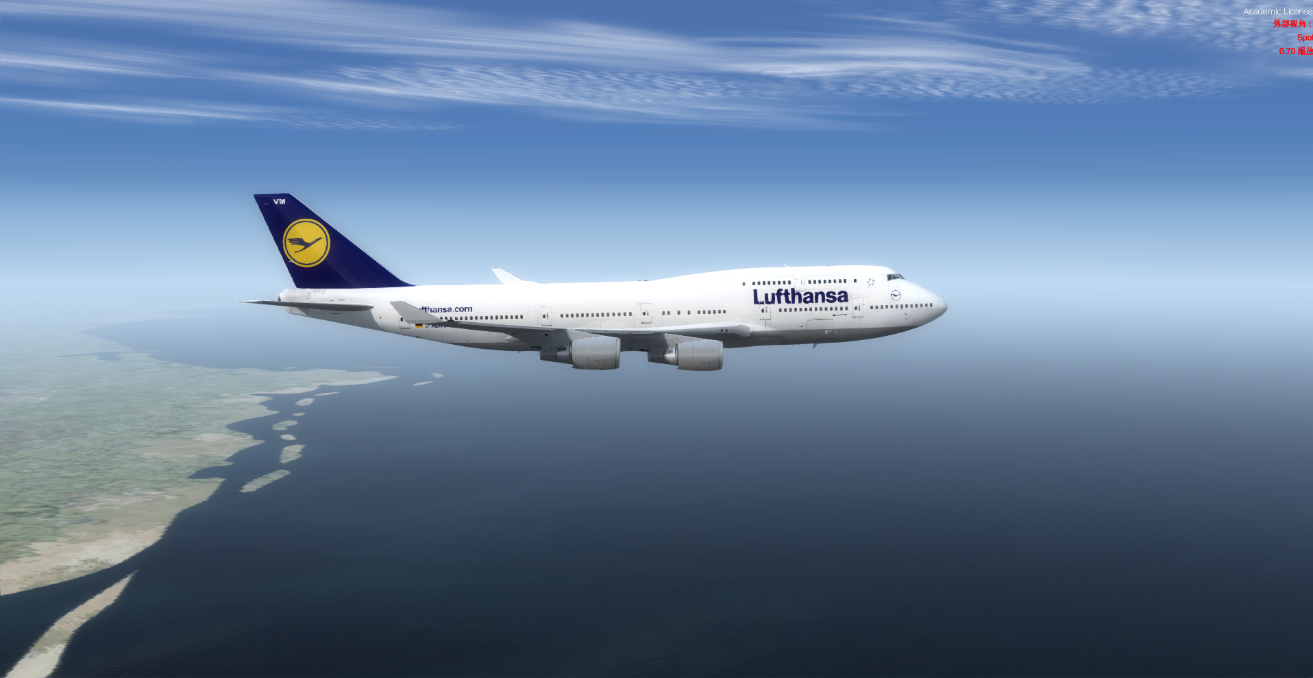 P3D Lufthansa 747-400-9015 