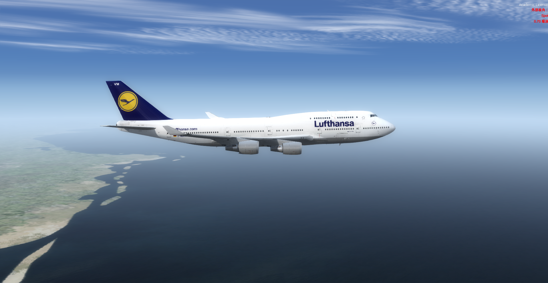 P3D Lufthansa 747-400-6700 