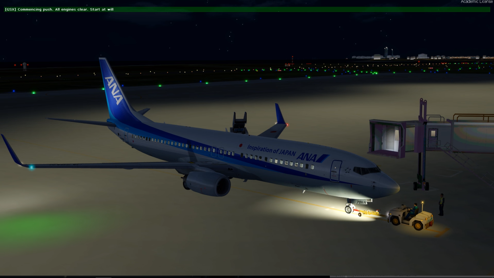 PMDG738夜航飛行全程(高清流暢)+FS2crew-9512 