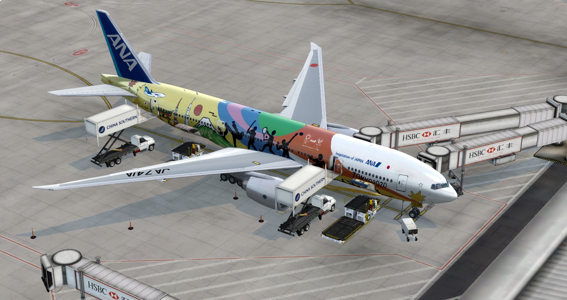 P3D V4 77L All Nippon Airways ZSPD-RJTT-633 