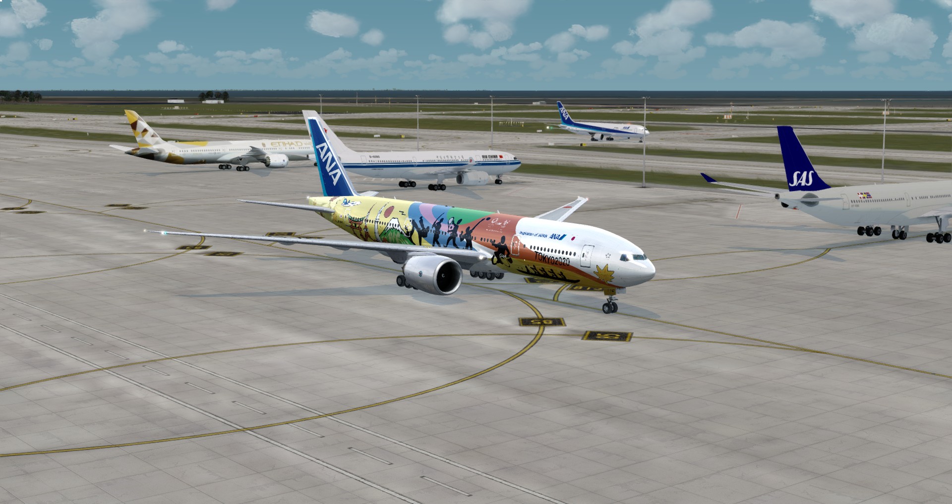 P3D V4 77L All Nippon Airways ZSPD-RJTT-7898 