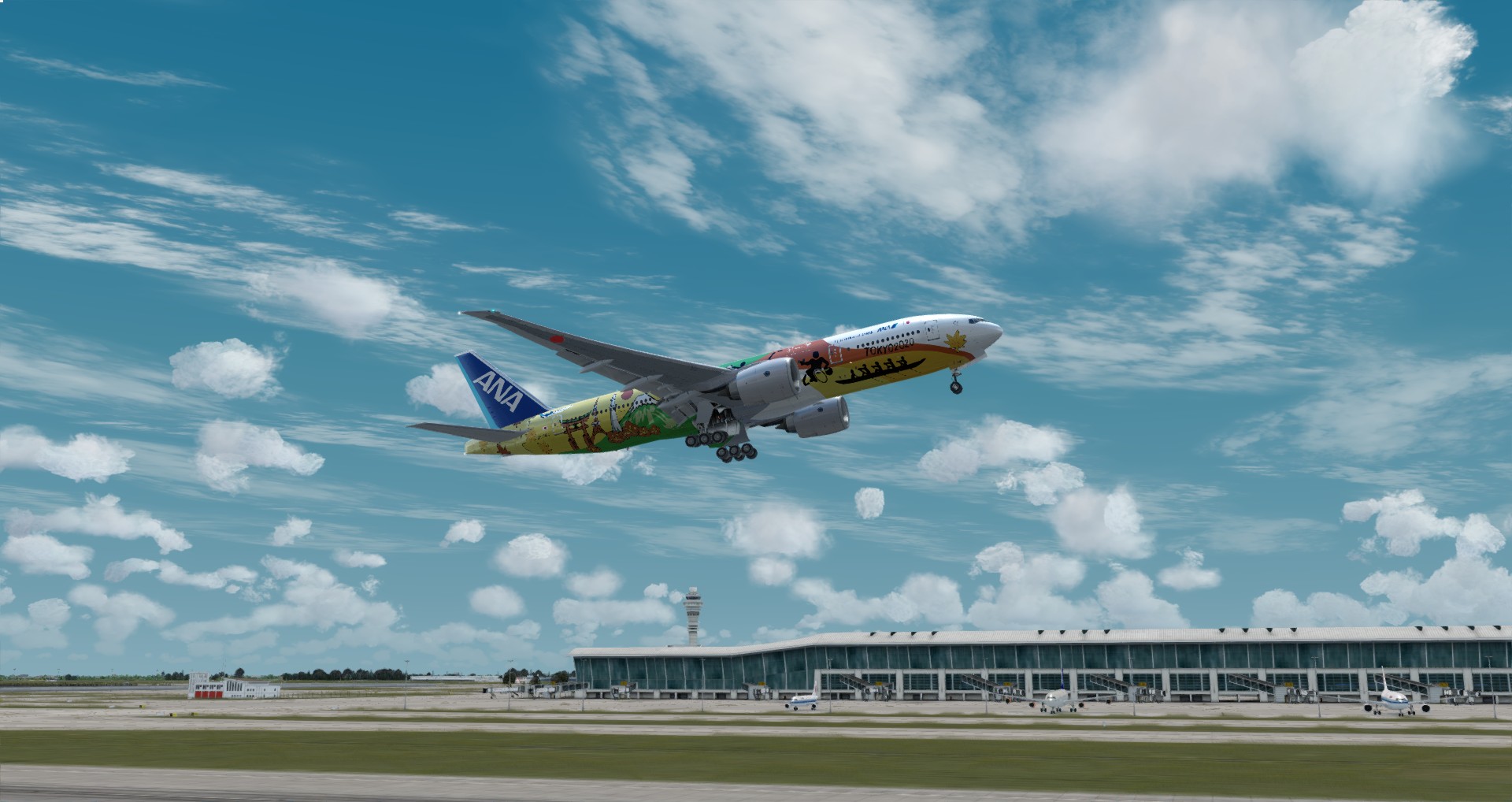 P3D V4 77L All Nippon Airways ZSPD-RJTT-9450 