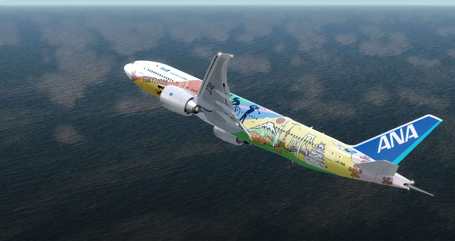 P3D V4 77L All Nippon Airways ZSPD-RJTT-5475 