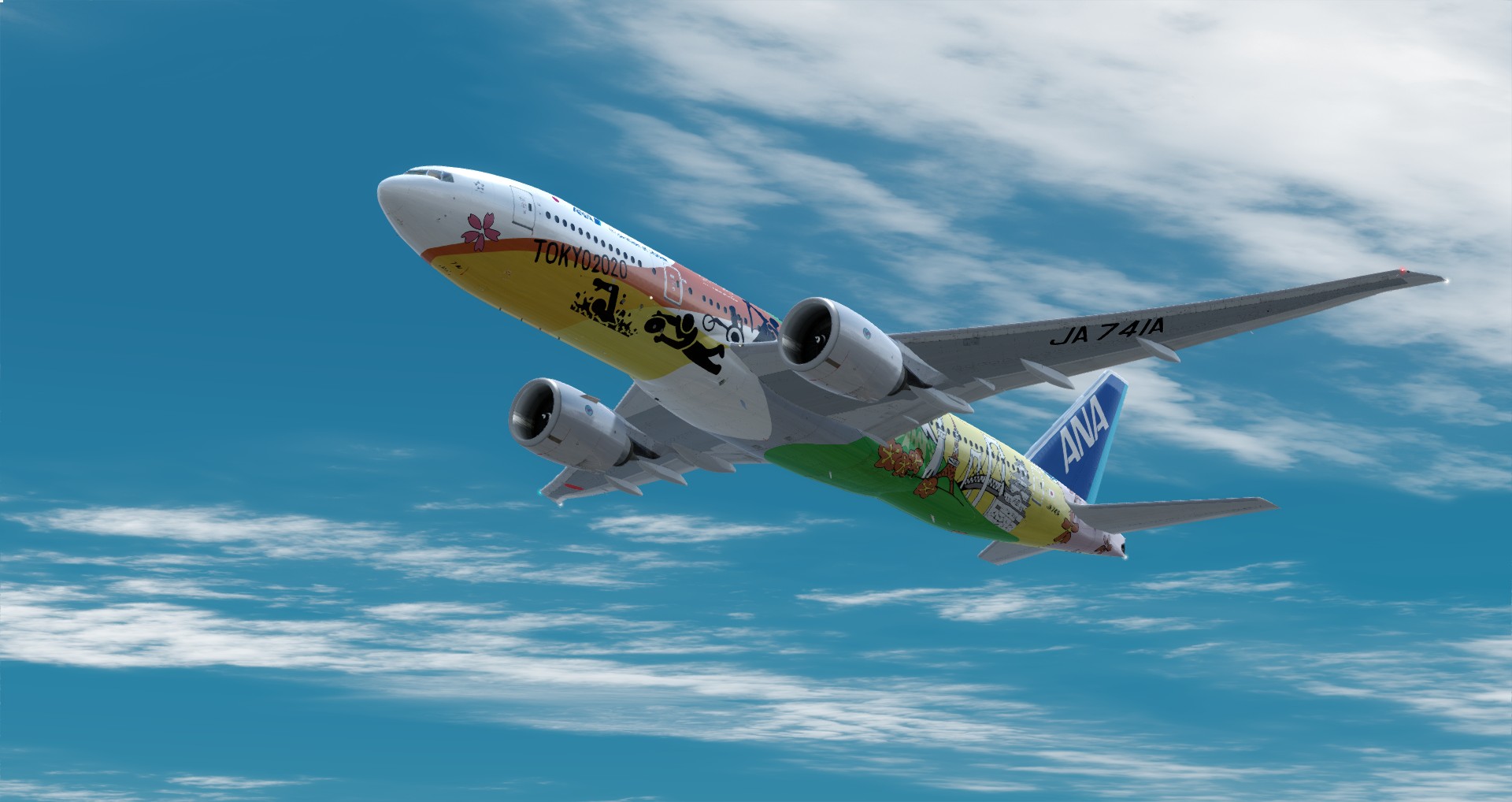 P3D V4 77L All Nippon Airways ZSPD-RJTT-8980 