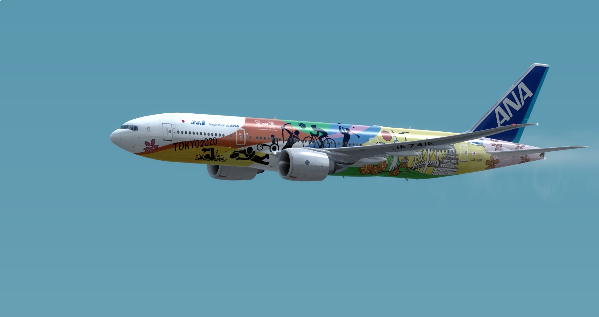 P3D V4 77L All Nippon Airways ZSPD-RJTT-8398 