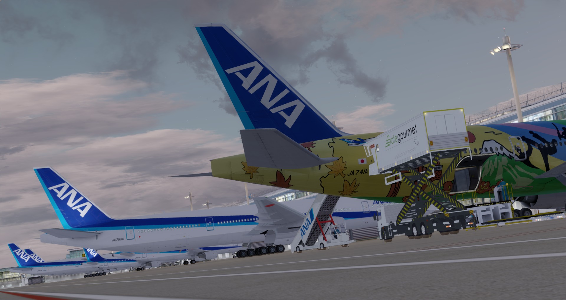 P3D V4 77L All Nippon Airways ZSPD-RJTT-2274 