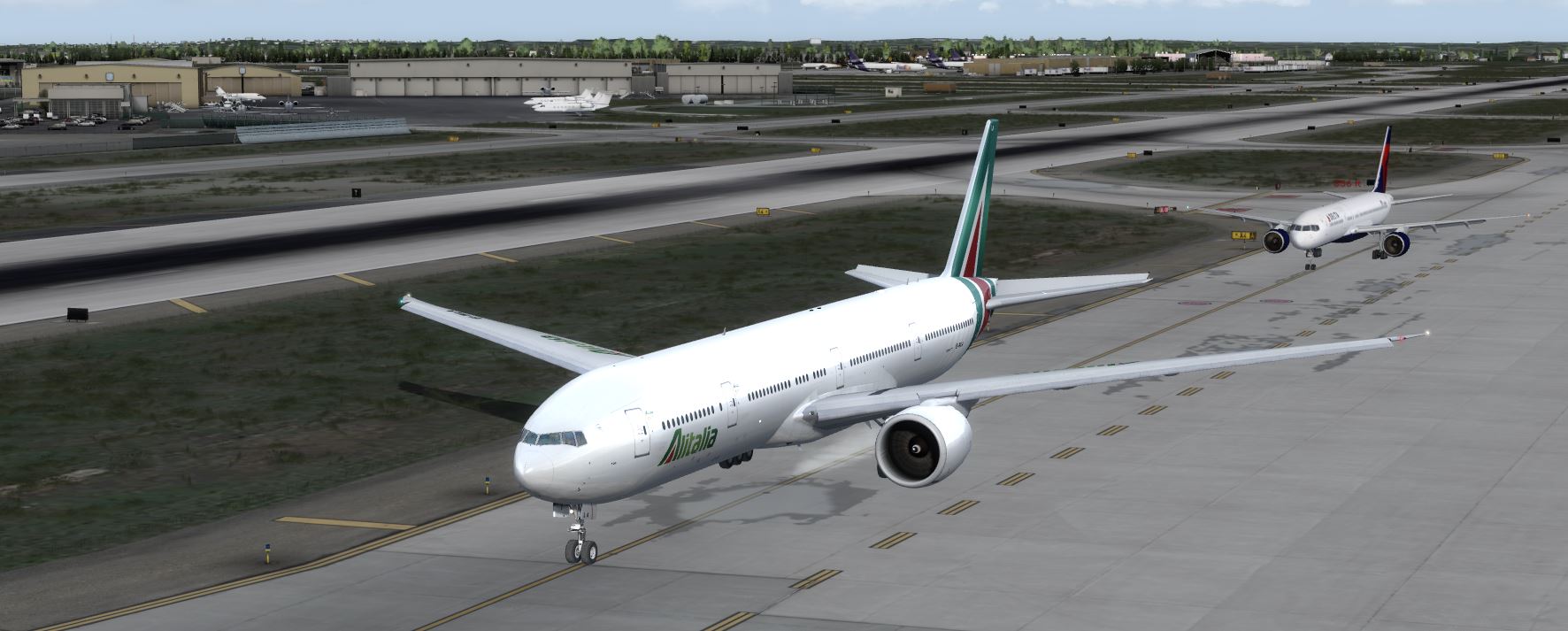 B777 alitalia @ KMSP-3058 