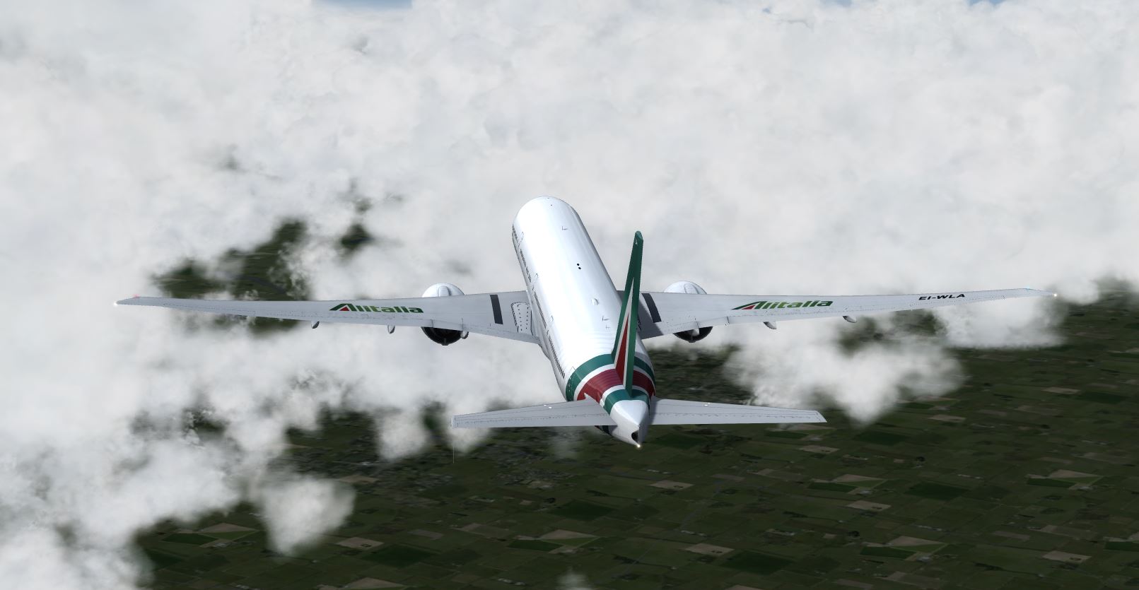 B777 alitalia @ KMSP-2109 