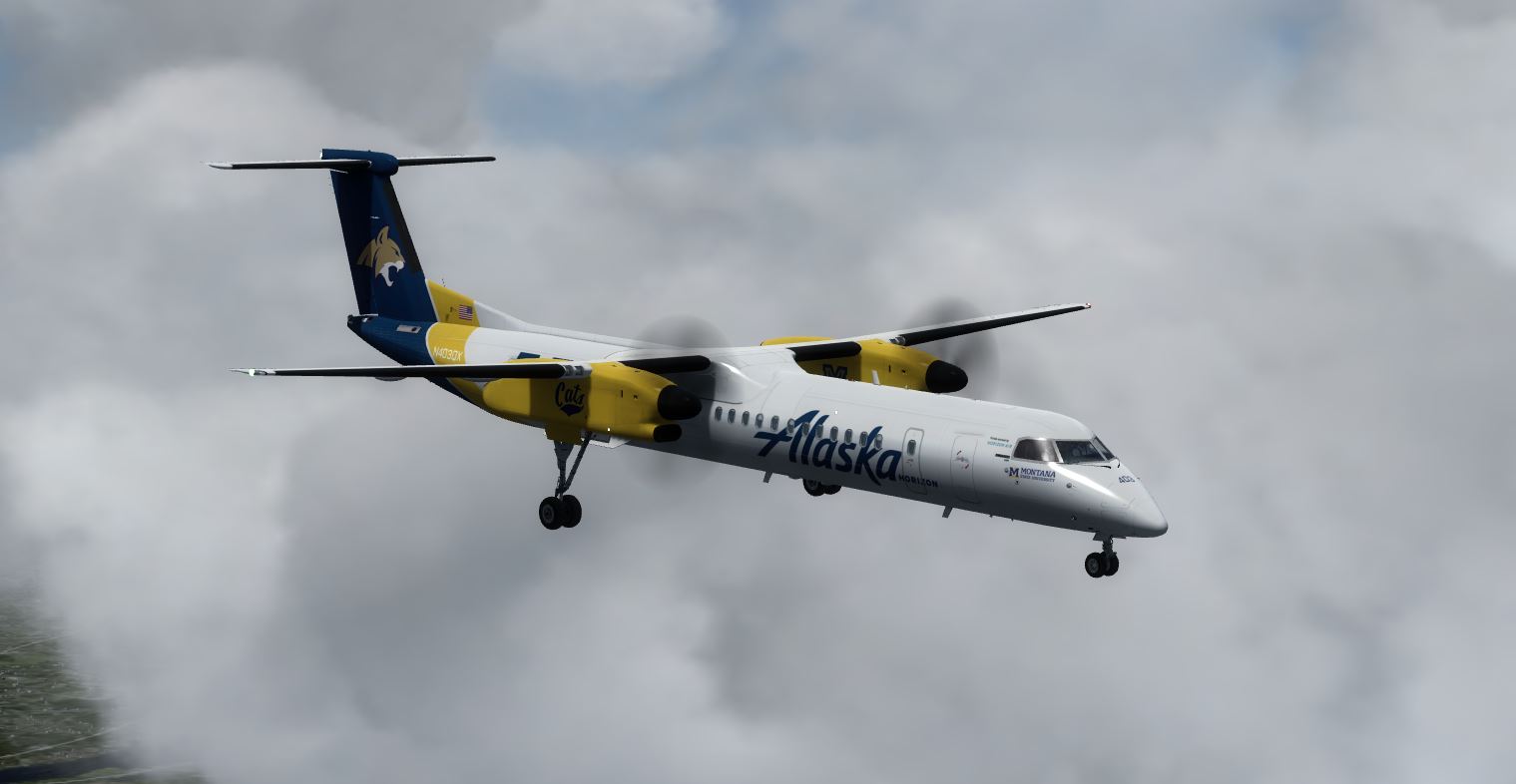 Q400 Alaska Horizon N403QX @ RJAA-301 