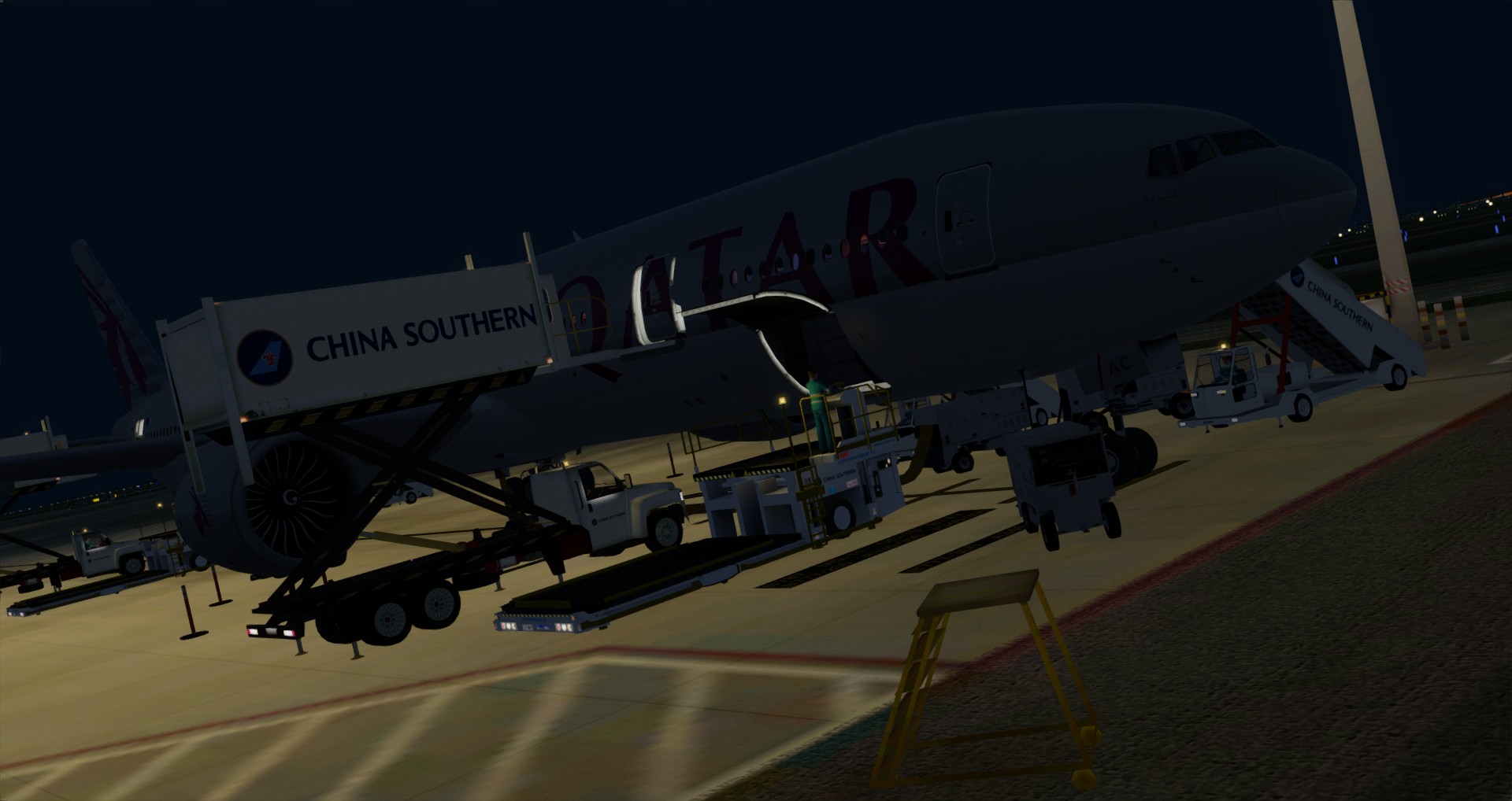 P3D V4 77W Qatar Airways ZGGG-OTHH-5394 