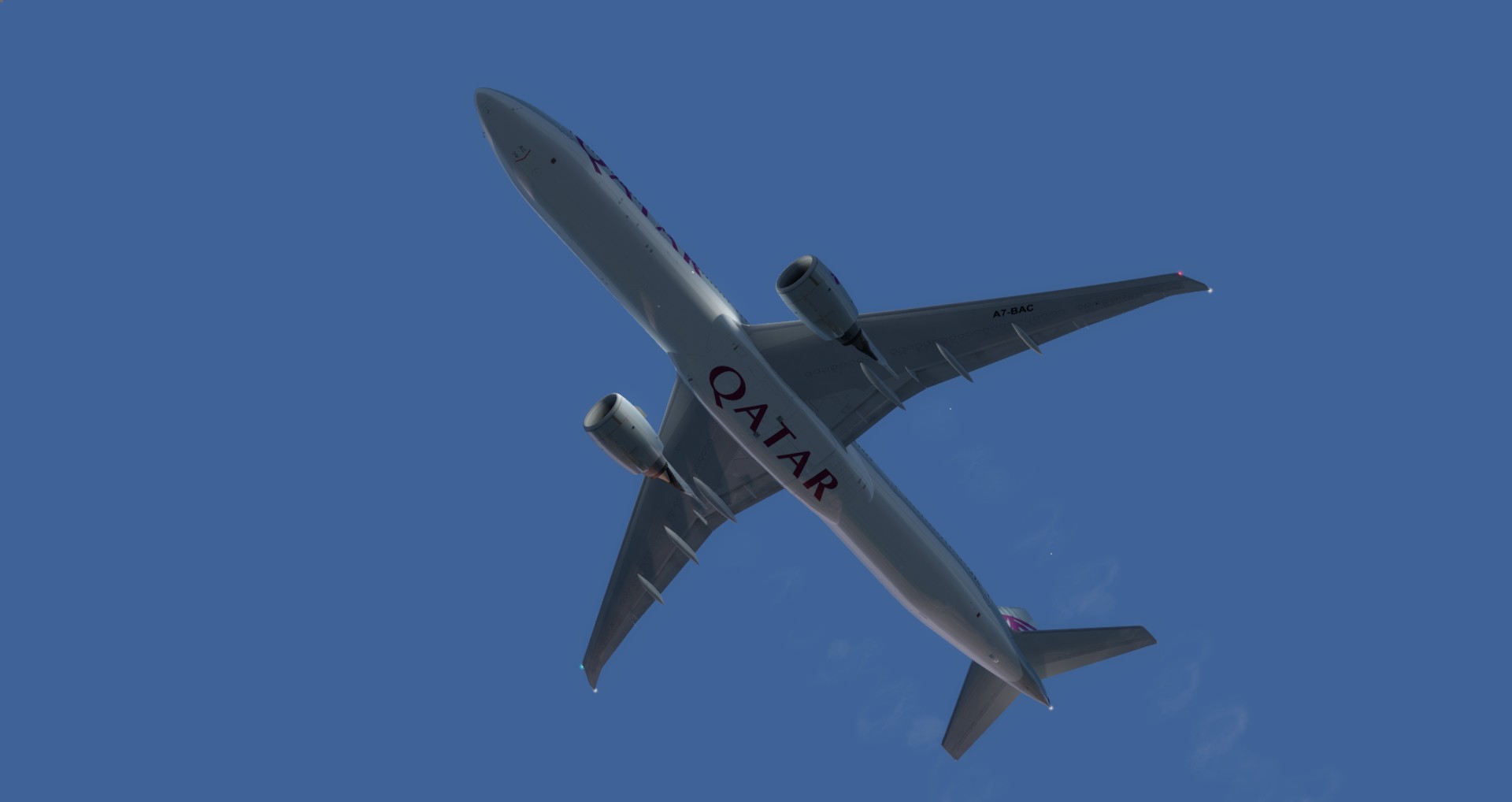 P3D V4 77W Qatar Airways ZGGG-OTHH-2195 