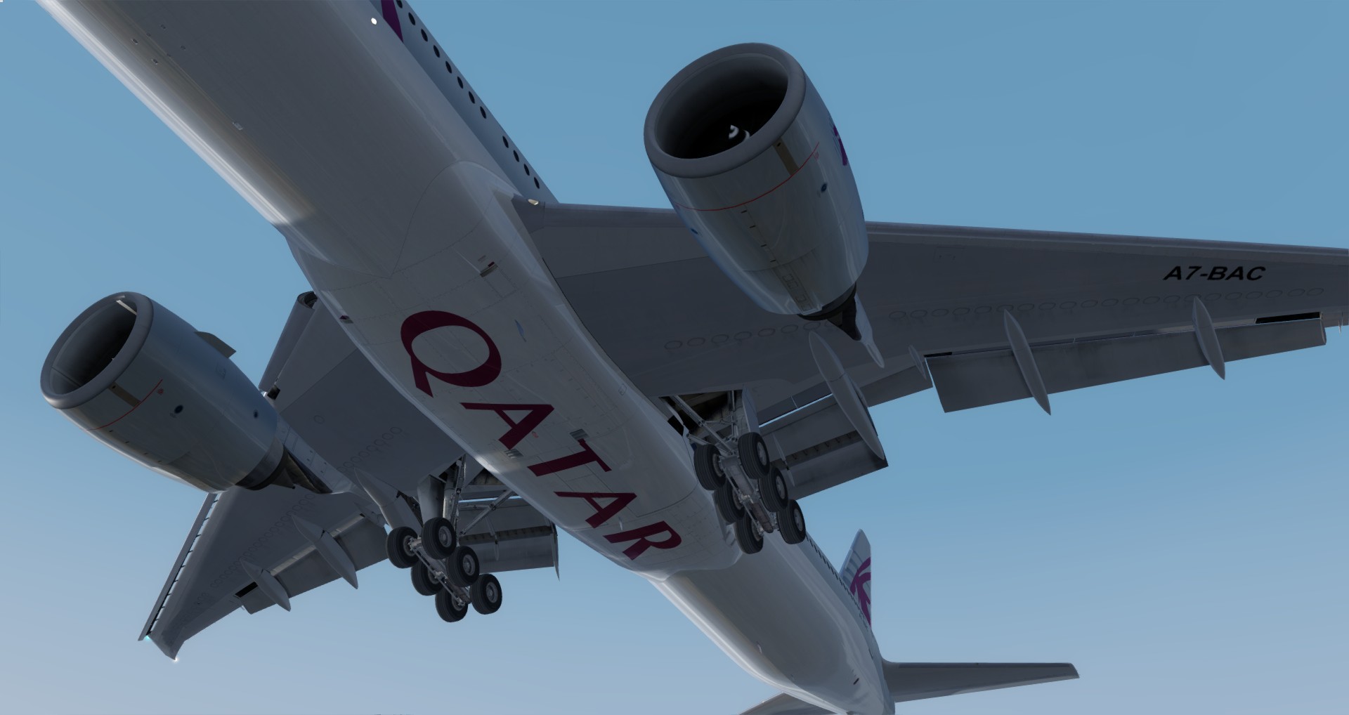 P3D V4 77W Qatar Airways ZGGG-OTHH-3190 