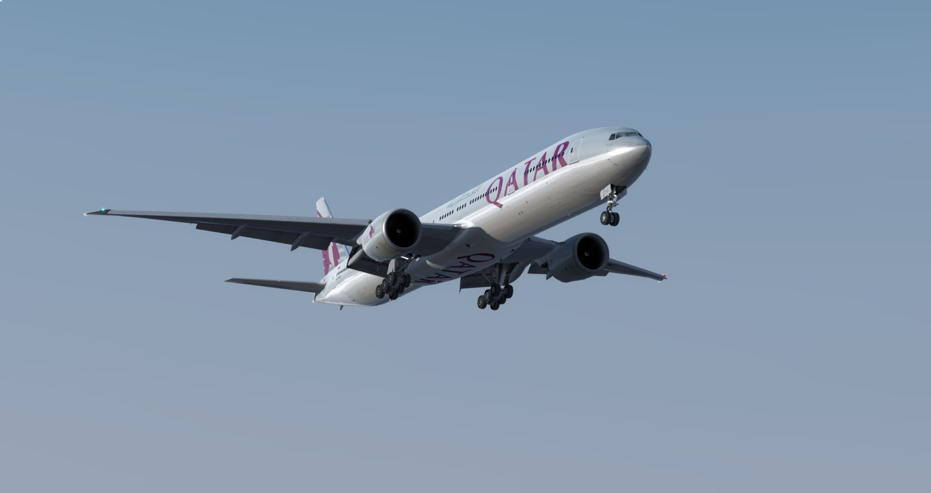 P3D V4 77W Qatar Airways ZGGG-OTHH-3763 