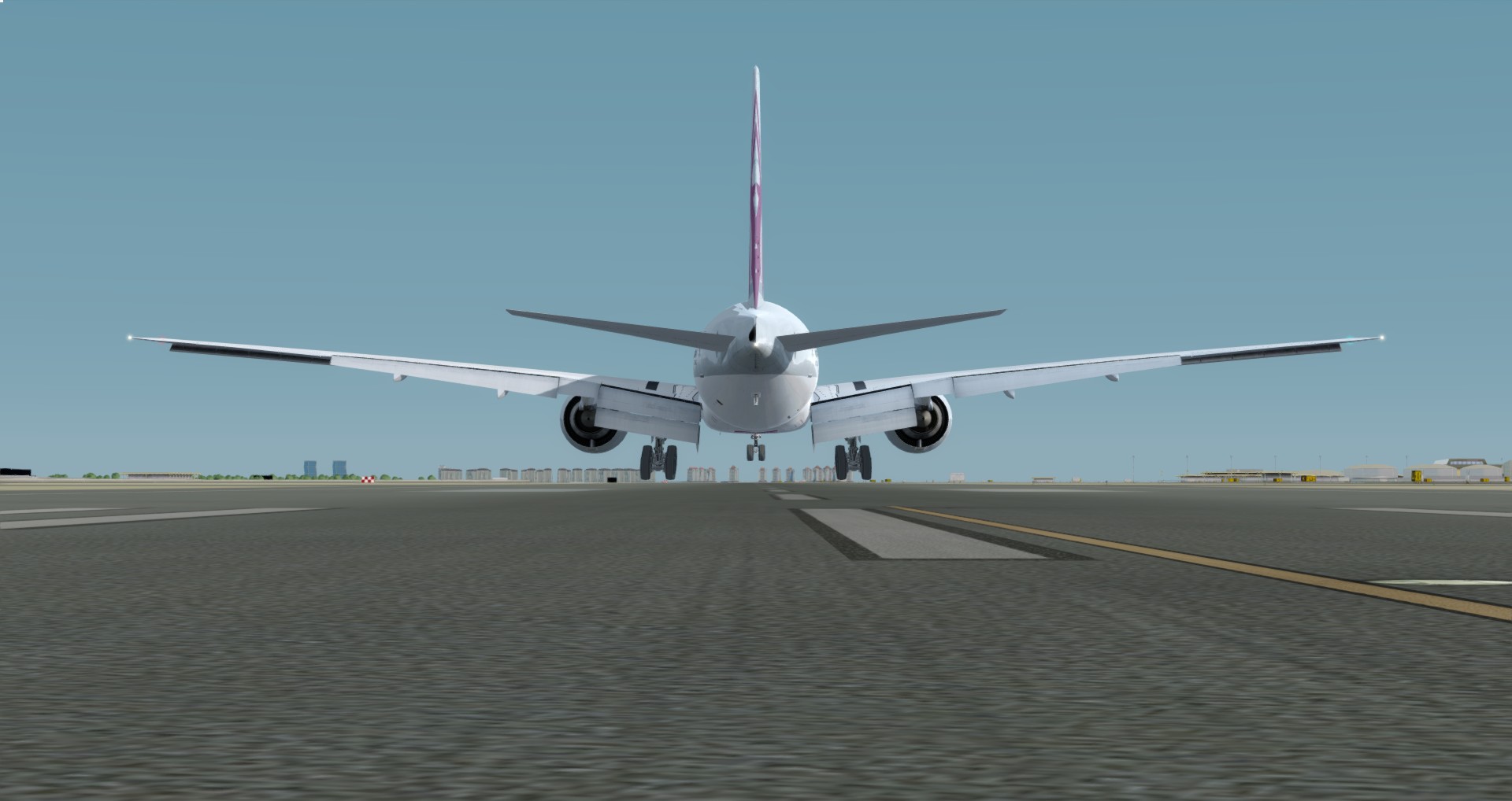 P3D V4 77W Qatar Airways ZGGG-OTHH-7628 