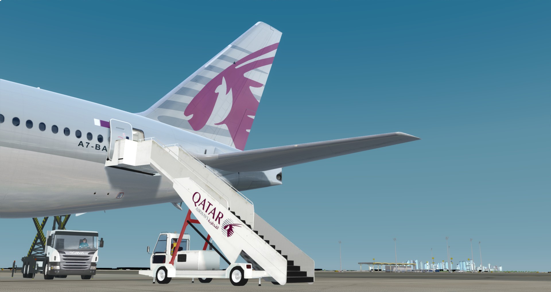 P3D V4 77W Qatar Airways ZGGG-OTHH-1146 