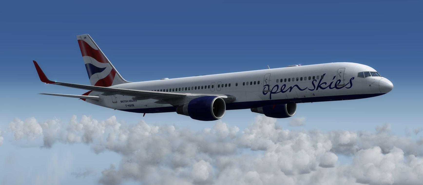 Boeing 757 British OpenSky Livery-4687 