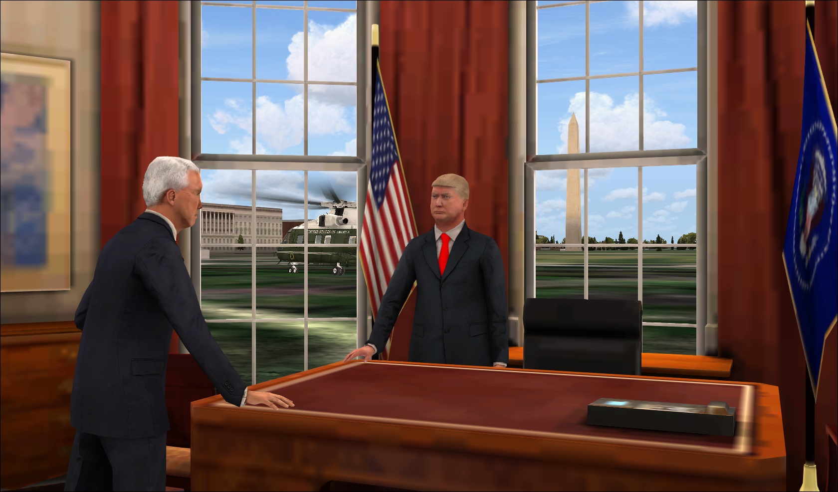 应美国总统特朗普邀请习总书记今日抵达华盛顿安德鲁兹.....-3632 