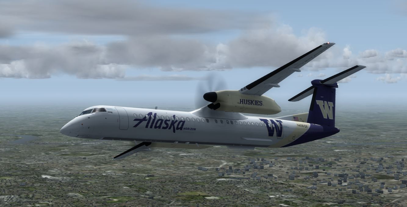 Q400 Alaska Horizon N435QX @ EDDL-1768 