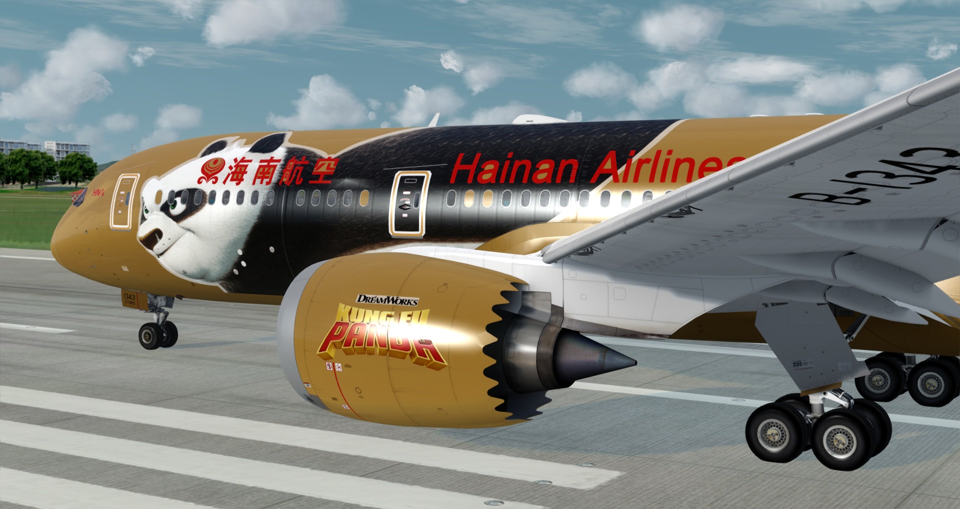 P3D V4 789 Hainan Airlines ZBAA-KSEA-8789 