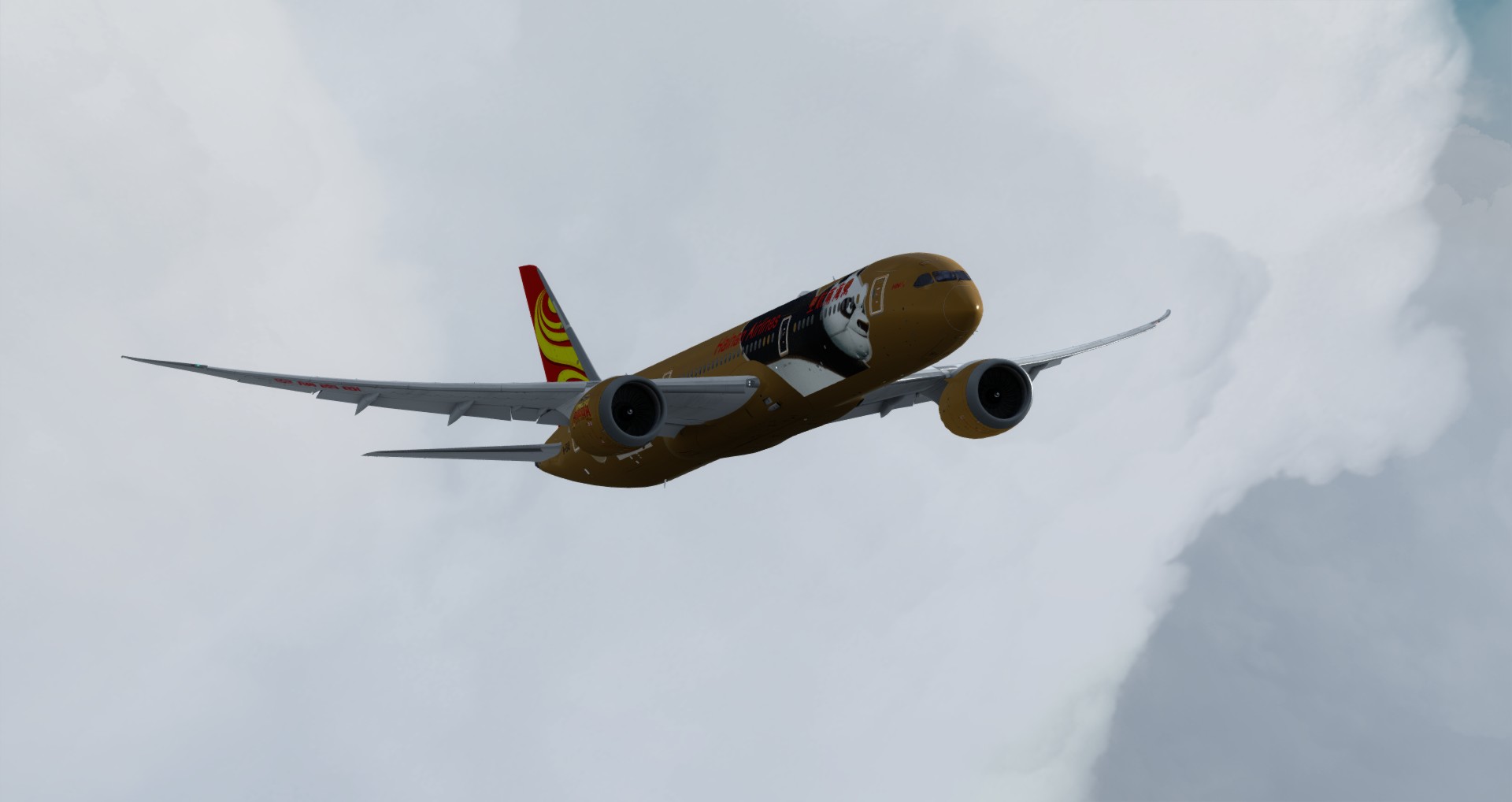 P3D V4 789 Hainan Airlines ZBAA-KSEA-2716 