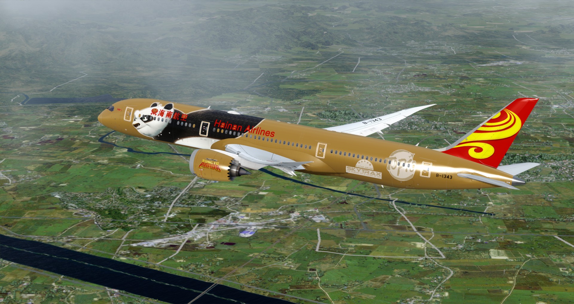 P3D V4 789 Hainan Airlines ZBAA-KSEA-3858 