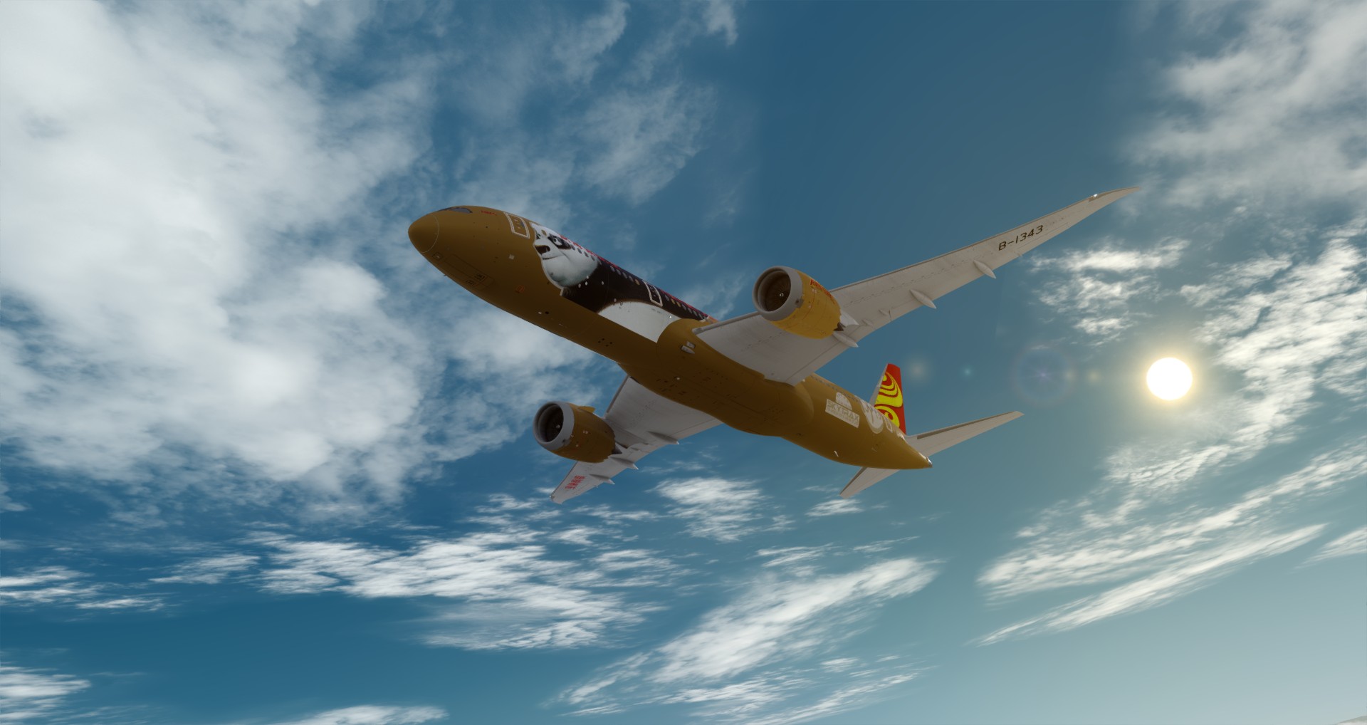 P3D V4 789 Hainan Airlines ZBAA-KSEA-2574 