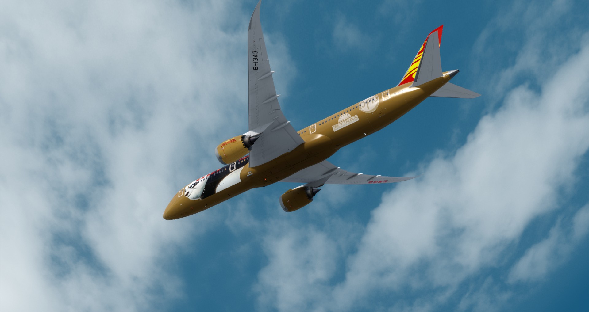 P3D V4 789 Hainan Airlines ZBAA-KSEA-870 