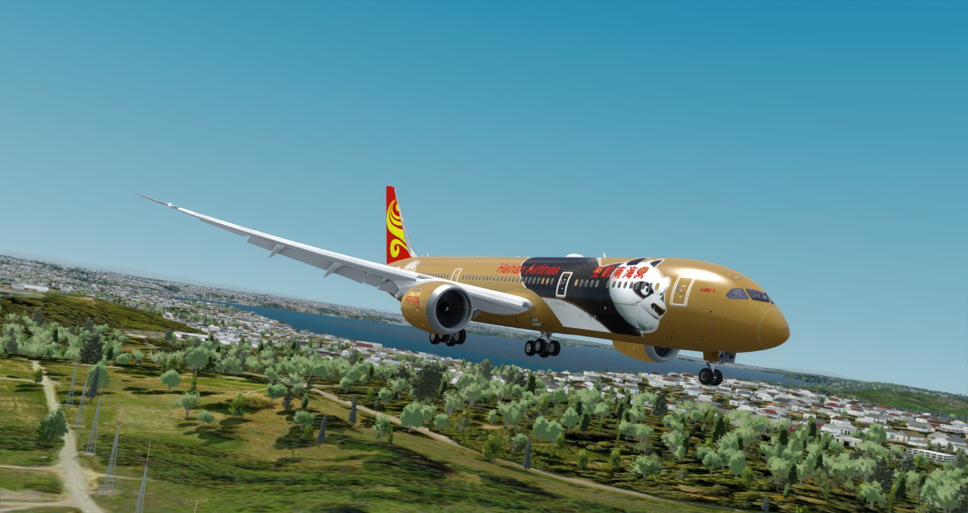 P3D V4 789 Hainan Airlines ZBAA-KSEA-486 