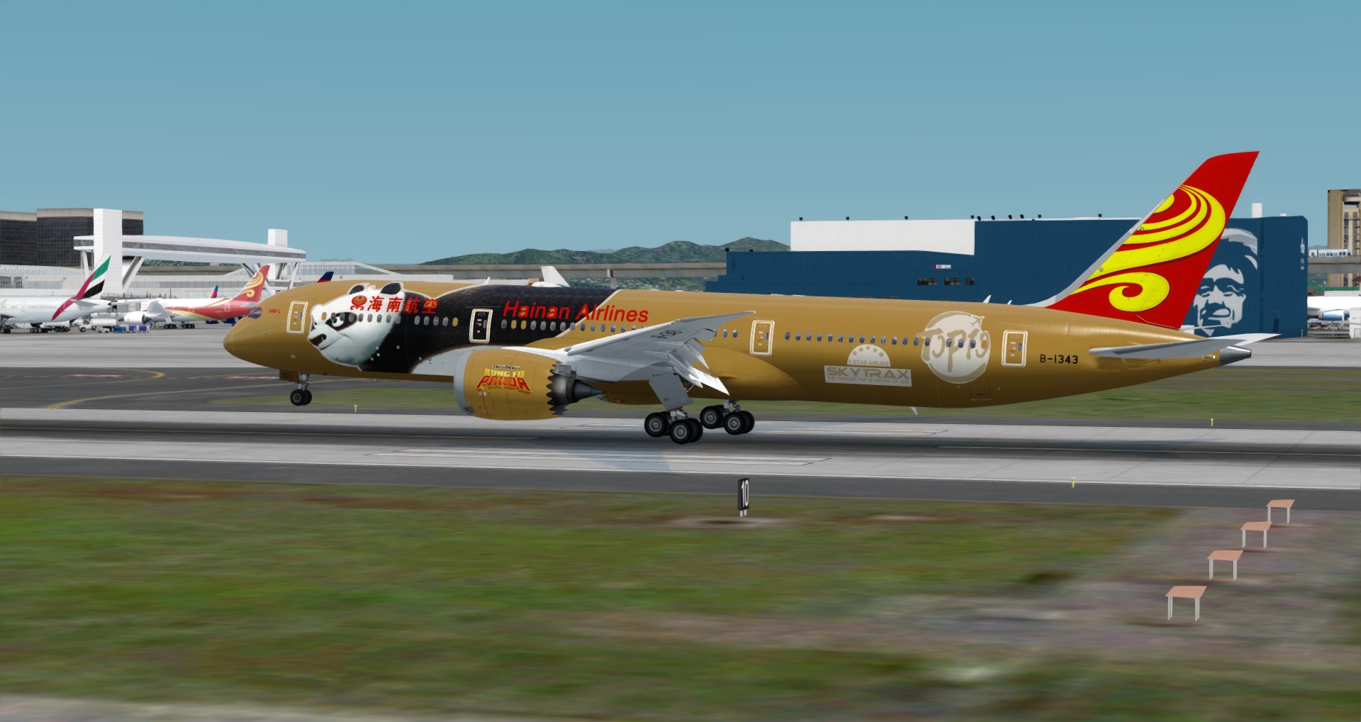 P3D V4 789 Hainan Airlines ZBAA-KSEA-4027 