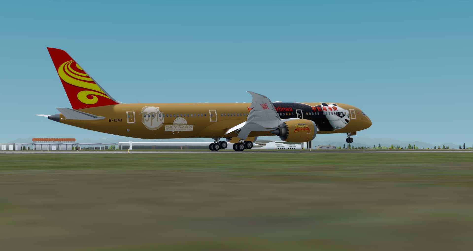 P3D V4 789 Hainan Airlines ZBAA-KSEA-5880 