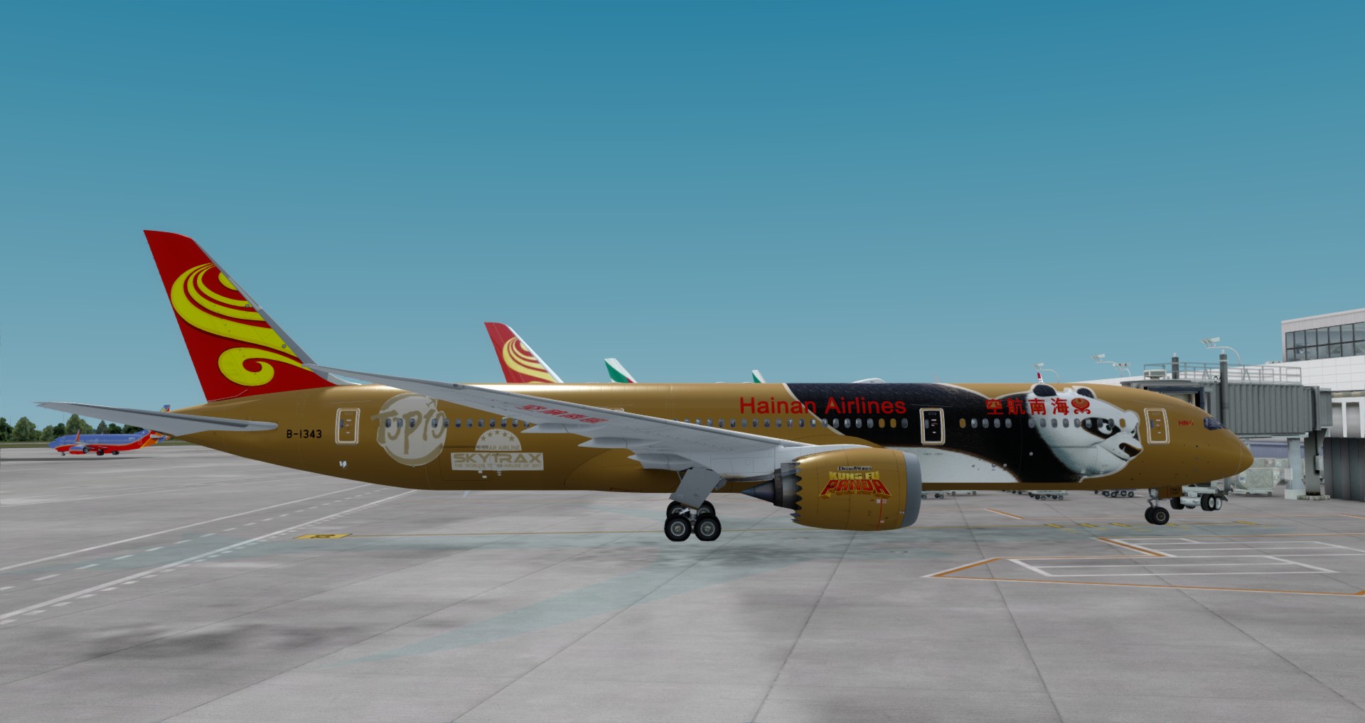 P3D V4 789 Hainan Airlines ZBAA-KSEA-9831 