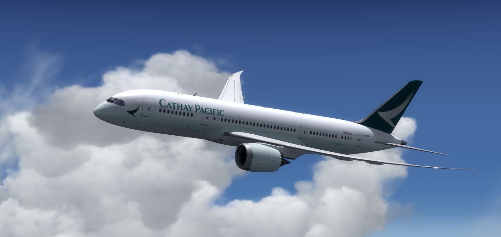 QW B787-8 Cathay Livery-1364 