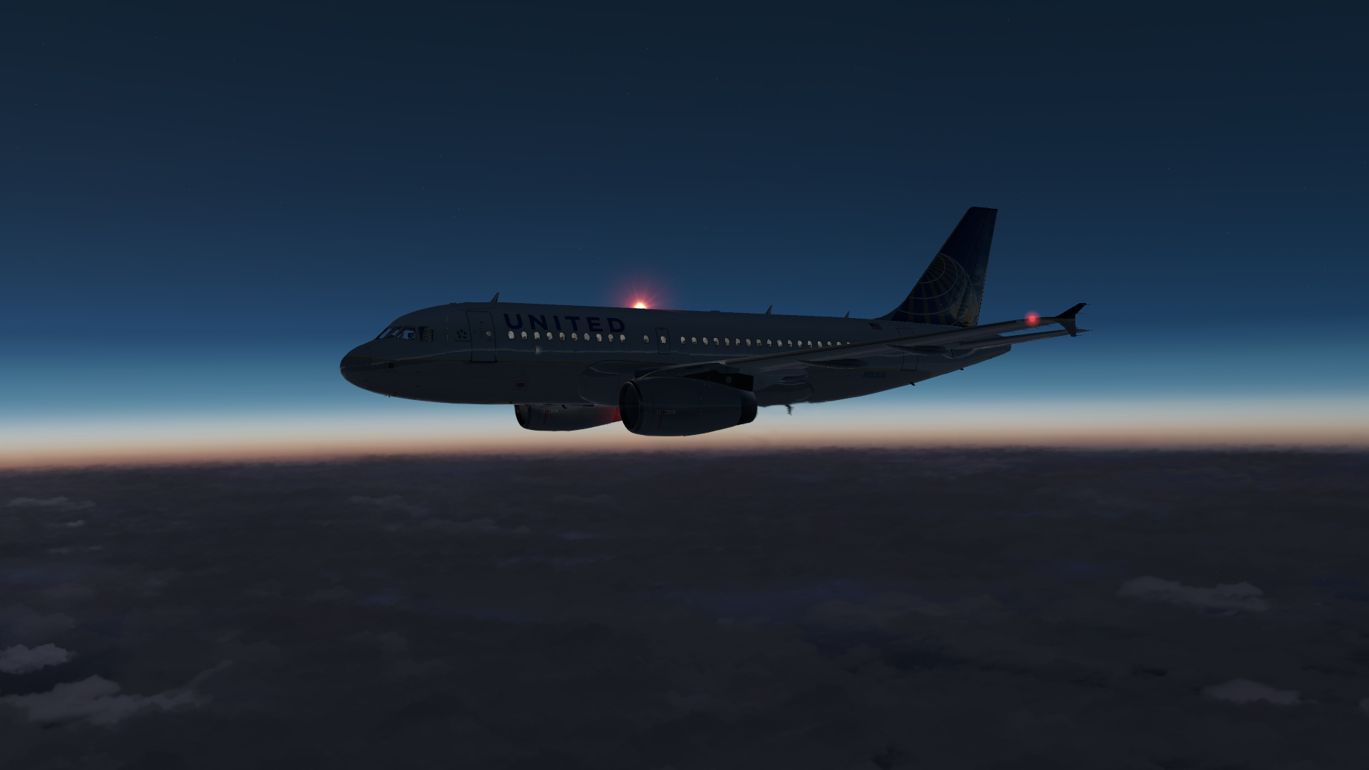 xplane A319 飞行美图-8066 