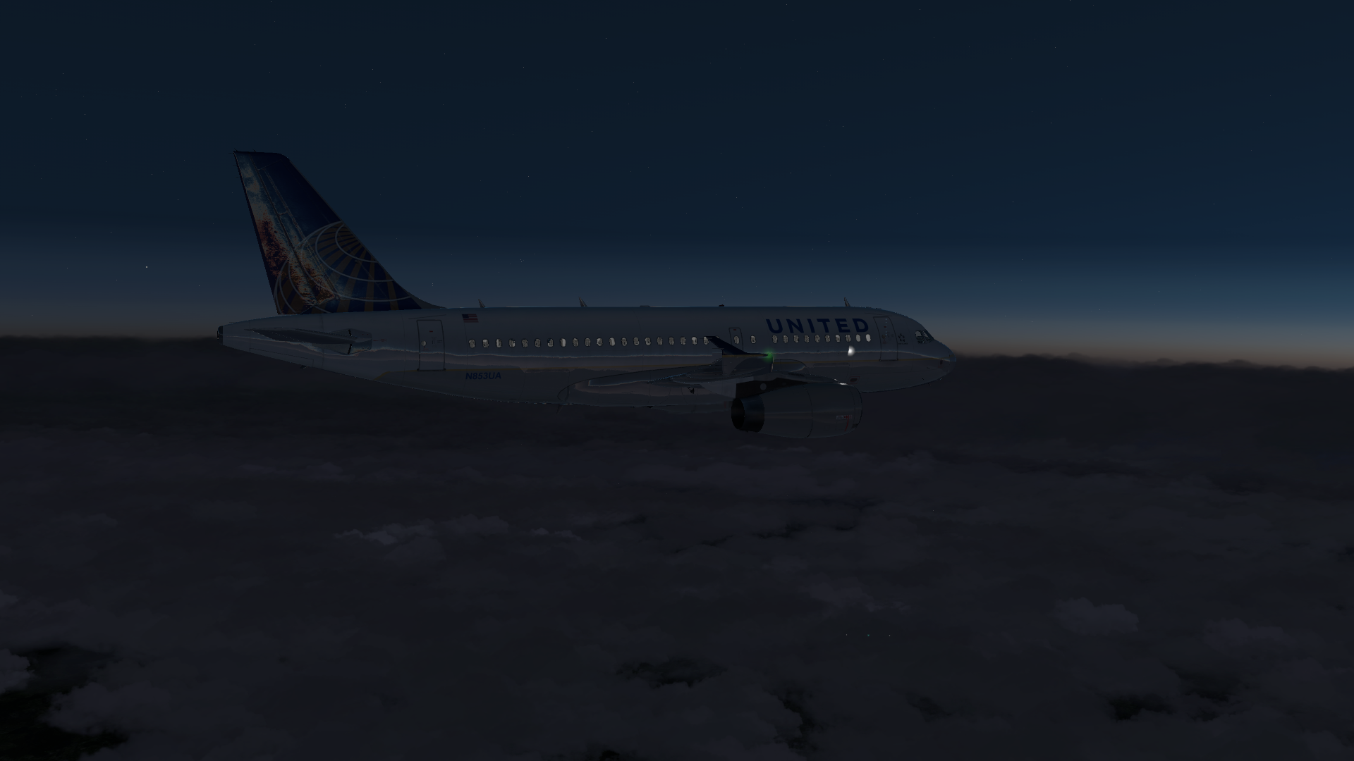 xplane A319 飞行美图-3174 