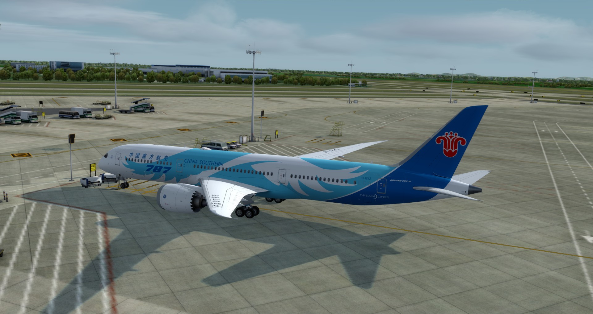 P3D V4 789 China Southern Airlines ZGGG-ZSPD-2860 