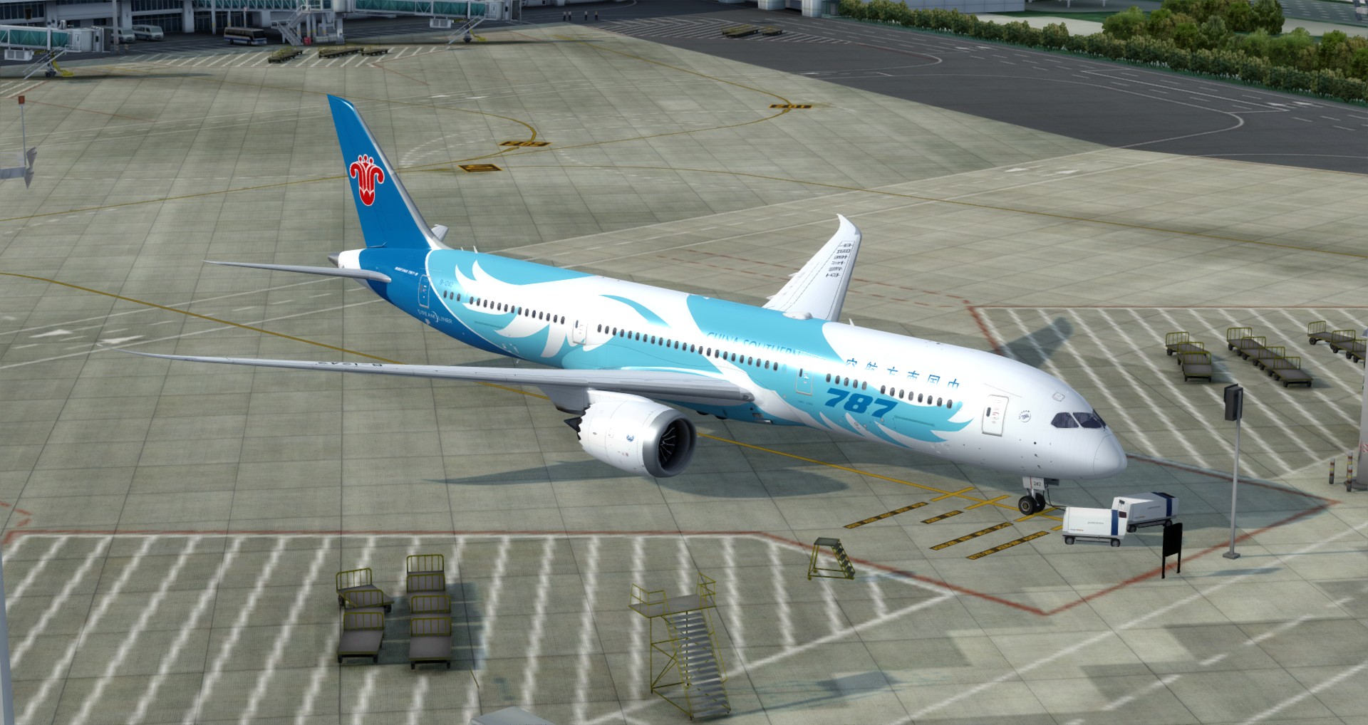 P3D V4 789 China Southern Airlines ZGGG-ZSPD-2965 