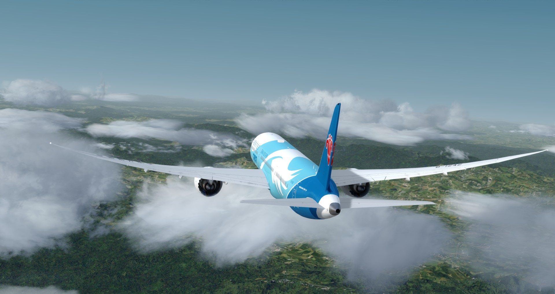 P3D V4 789 China Southern Airlines ZGGG-ZSPD-7928 