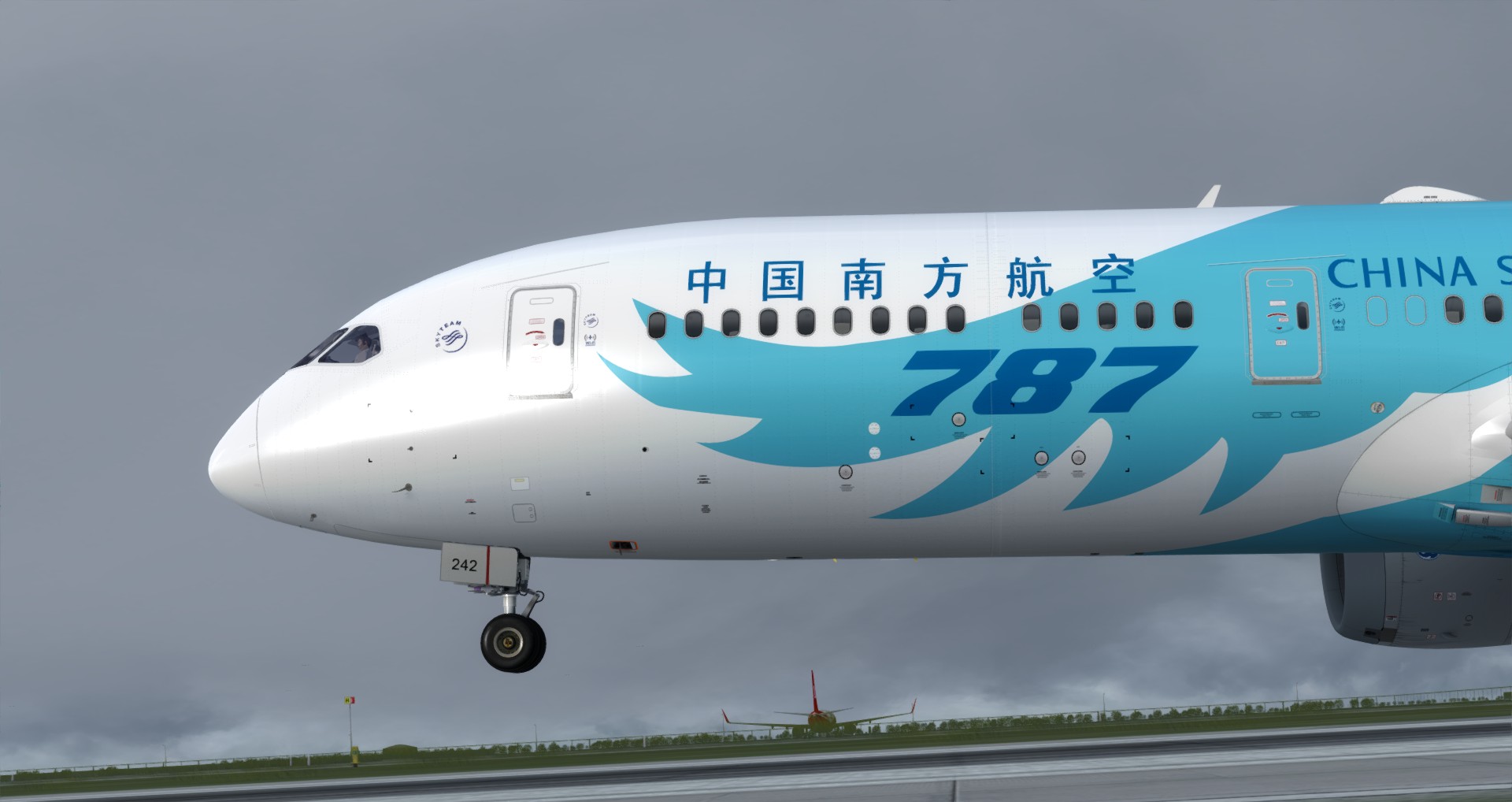 P3D V4 789 China Southern Airlines ZGGG-ZSPD-6684 