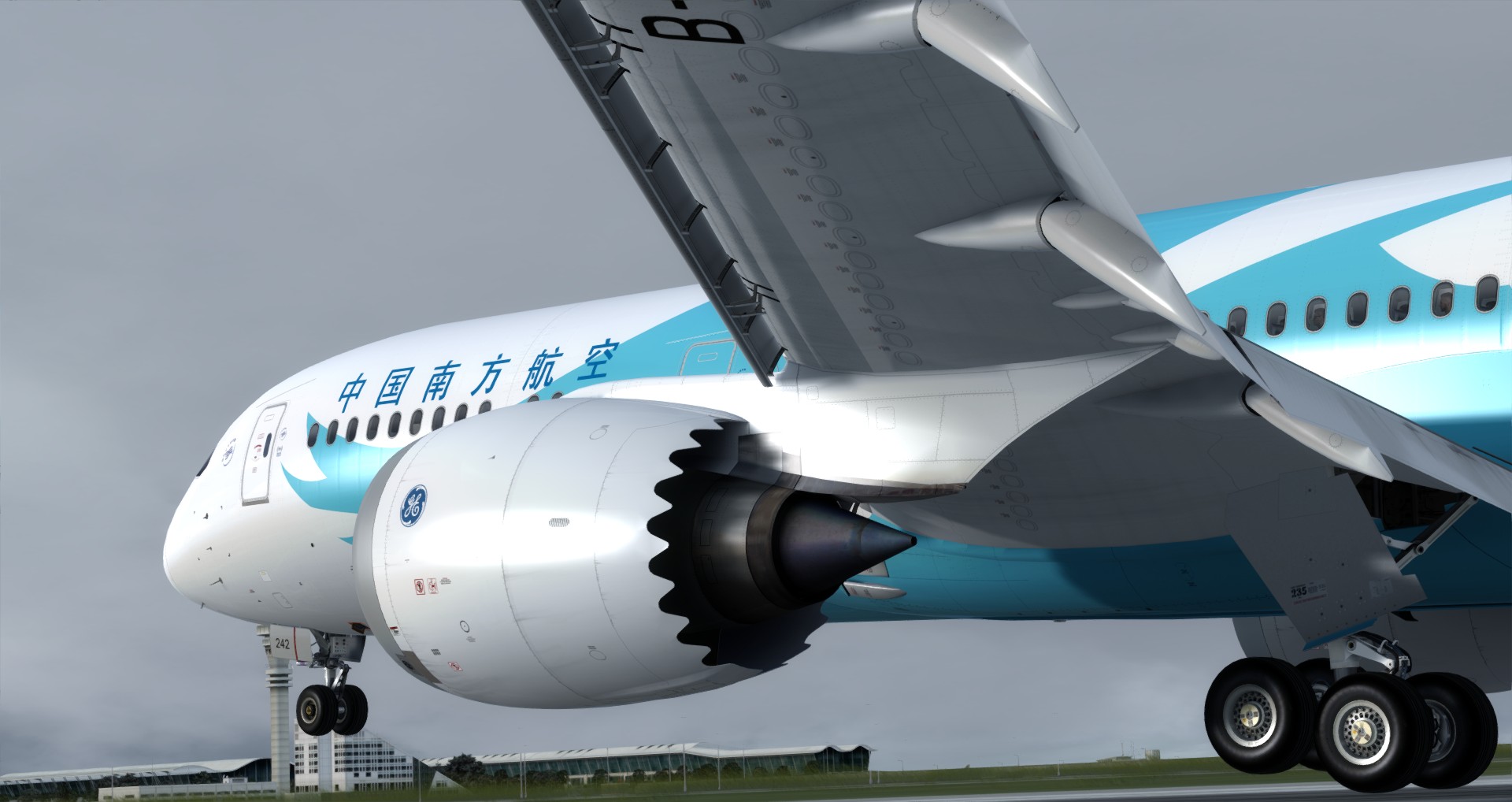 P3D V4 789 China Southern Airlines ZGGG-ZSPD-6347 