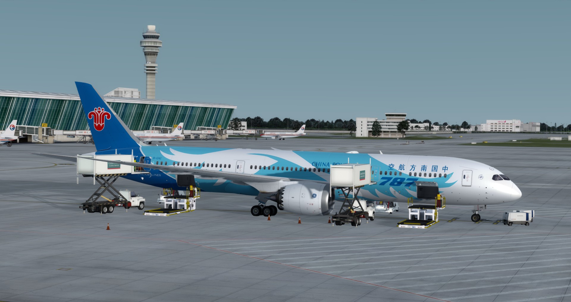 P3D V4 789 China Southern Airlines ZGGG-ZSPD-217 