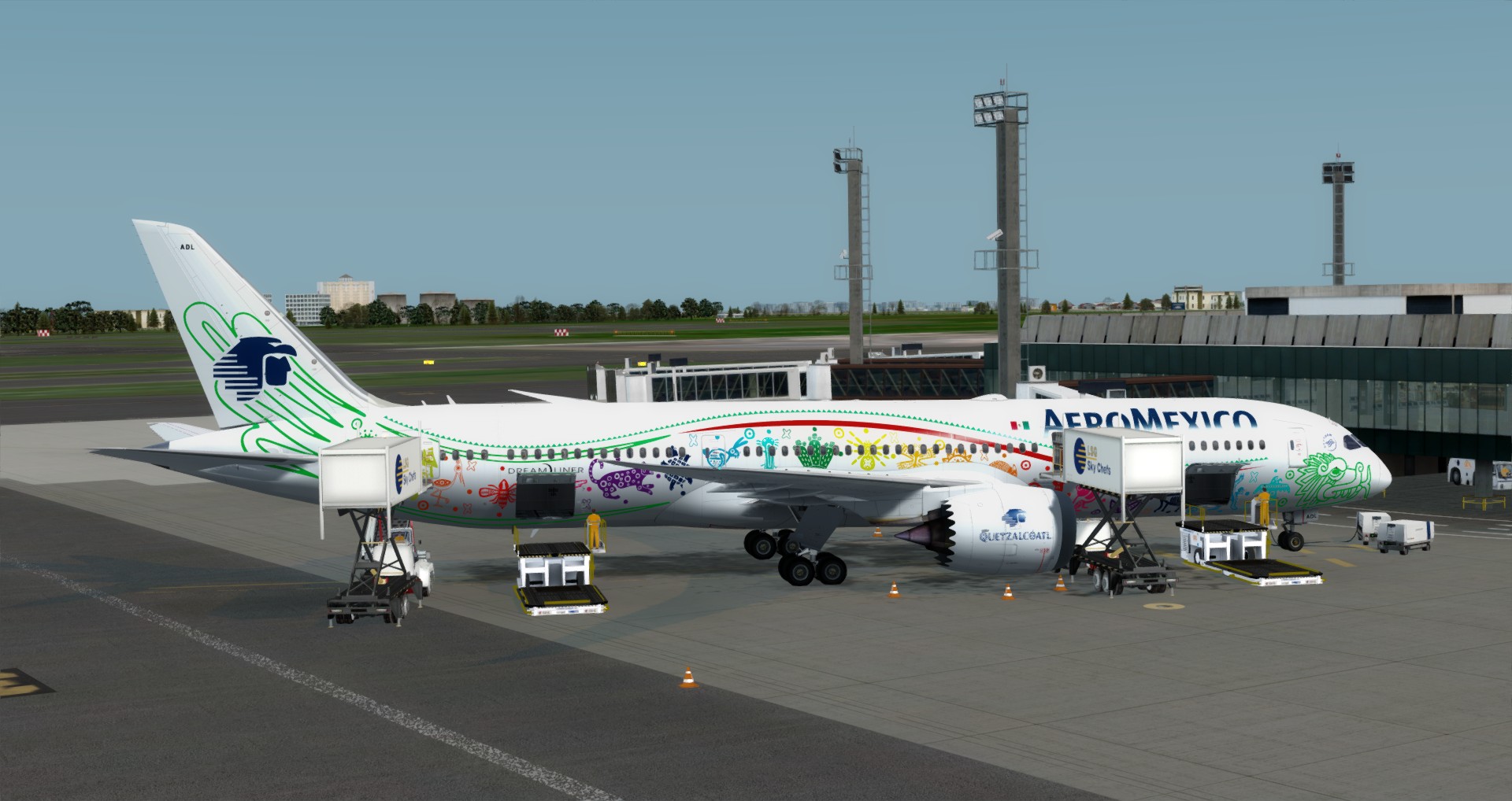 P3D V4 789 Mexicana SBGR-LFPG-1909 