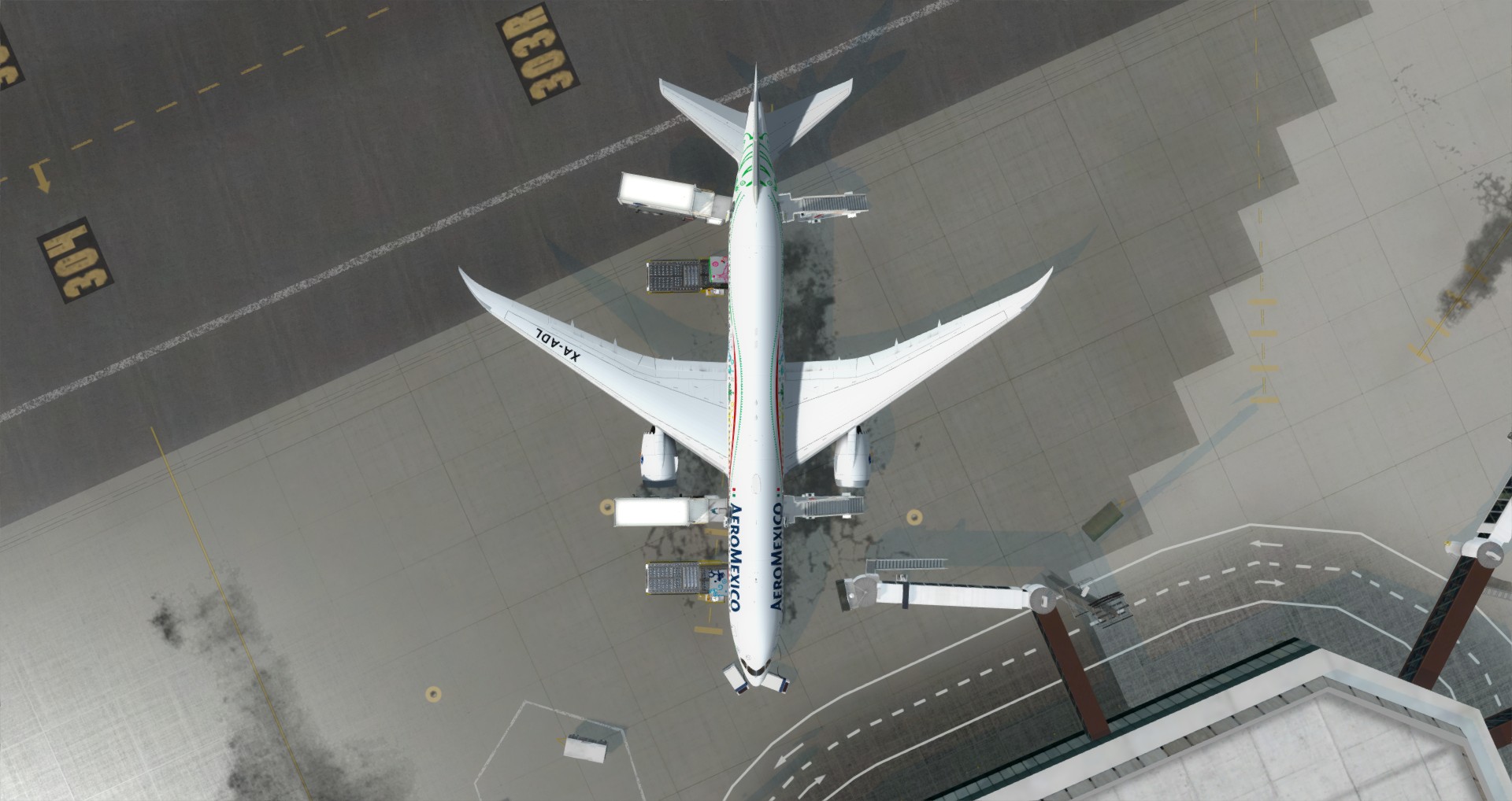 P3D V4 789 Mexicana SBGR-LFPG-7858 