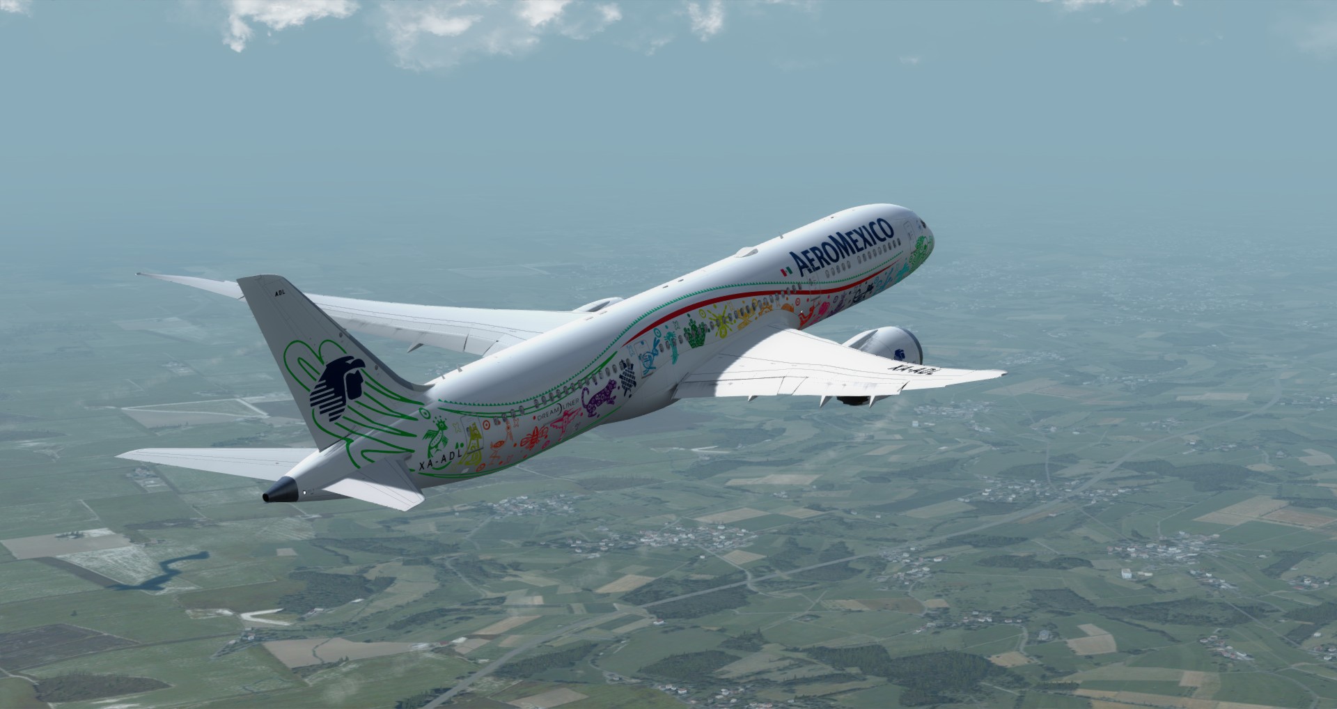 P3D V4 789 Mexicana SBGR-LFPG-8723 