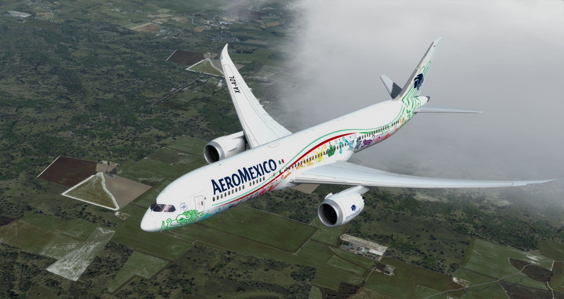 P3D V4 789 Mexicana SBGR-LFPG-4575 